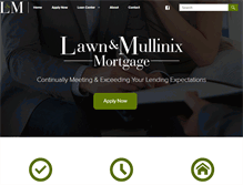 Tablet Screenshot of lawnandmullinixmortgage.com